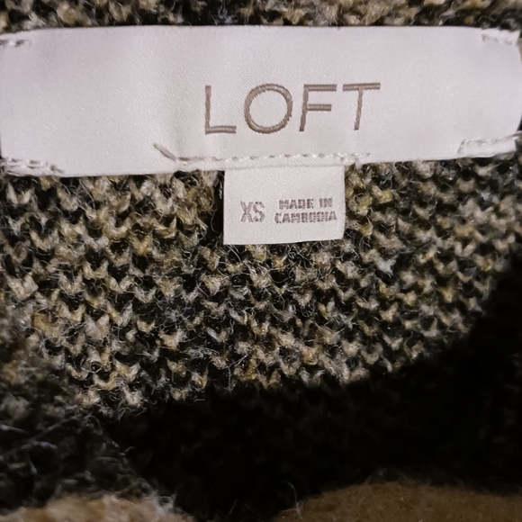 LOFT leopard print hoodie sweater - Picture 5 of 6